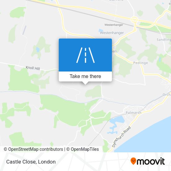 Castle Close map