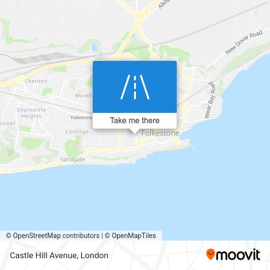 Castle Hill Avenue map