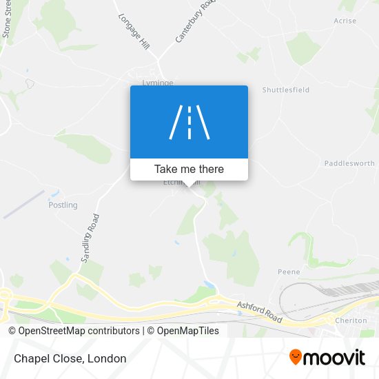 Chapel Close map