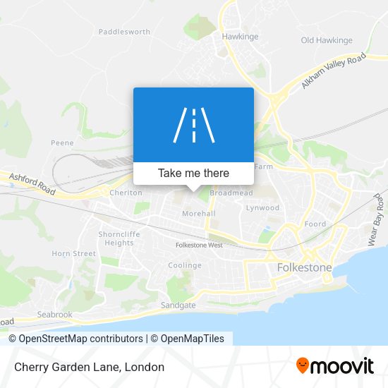 Cherry Garden Lane map