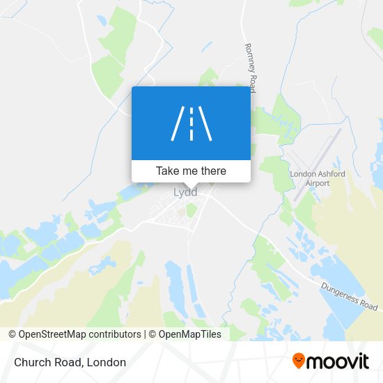Church Road map