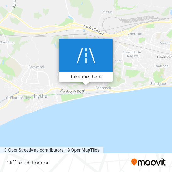 Cliff Road map