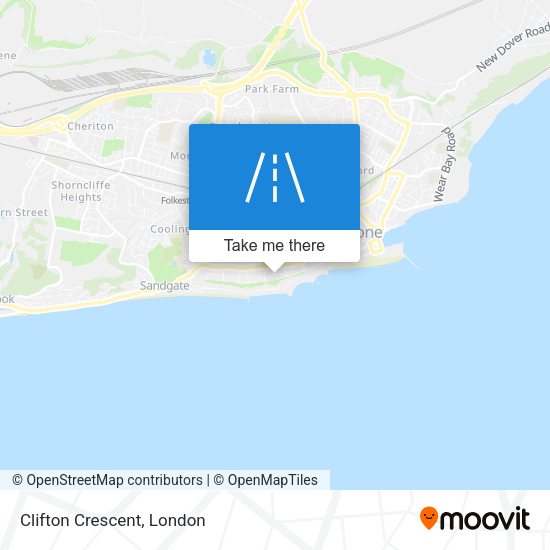 Clifton Crescent map