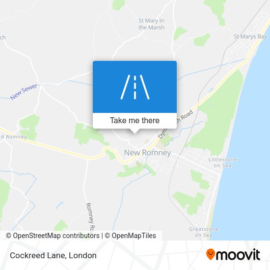 Cockreed Lane map