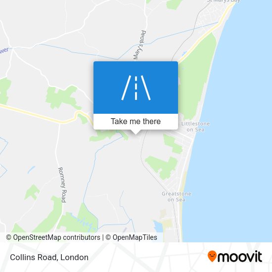 Collins Road map