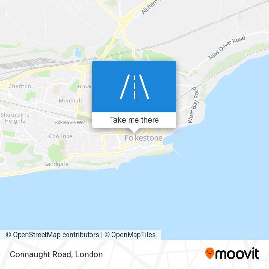 Connaught Road map