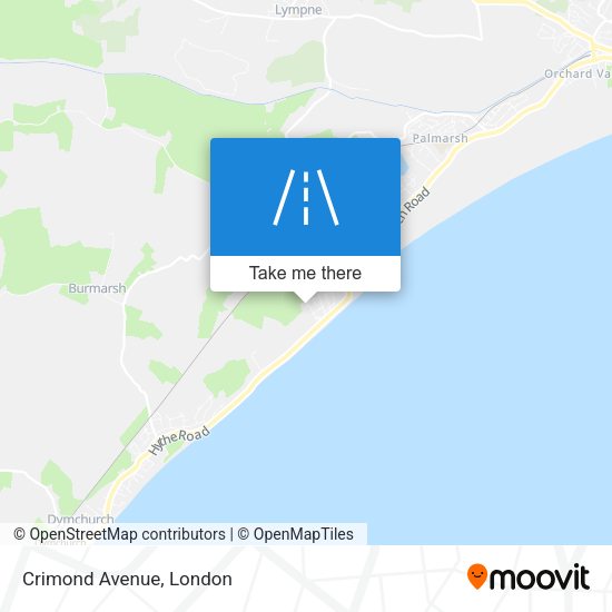 Crimond Avenue map