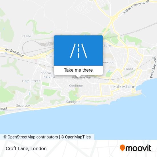 Croft Lane map