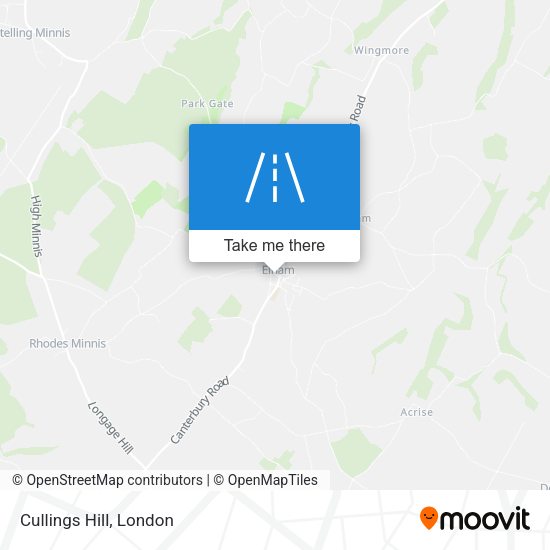 Cullings Hill map