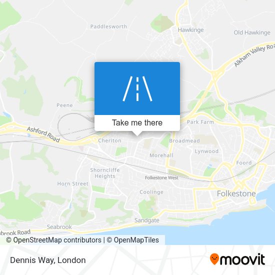Dennis Way map