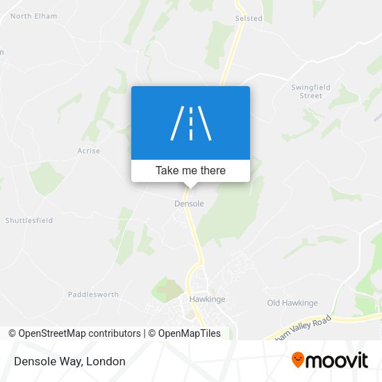 Densole Way map