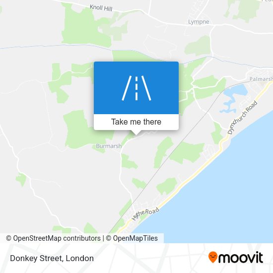 Donkey Street map