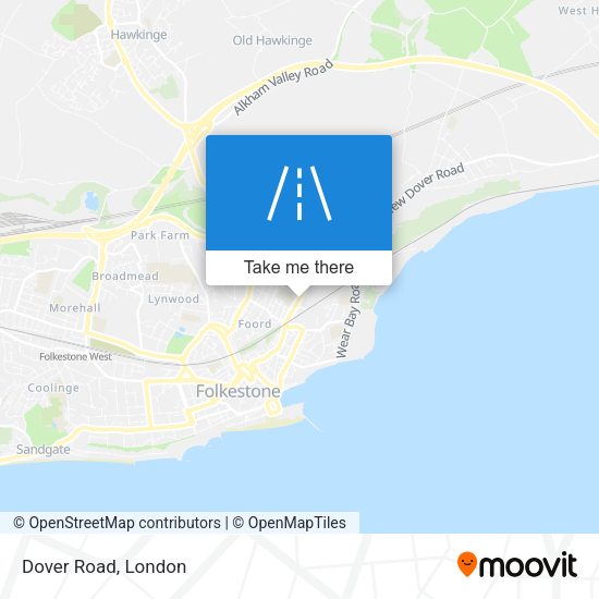 Dover Road map
