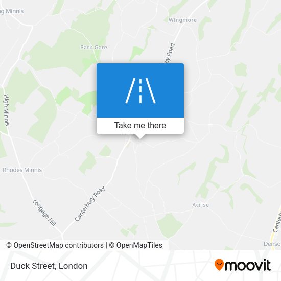 Duck Street map