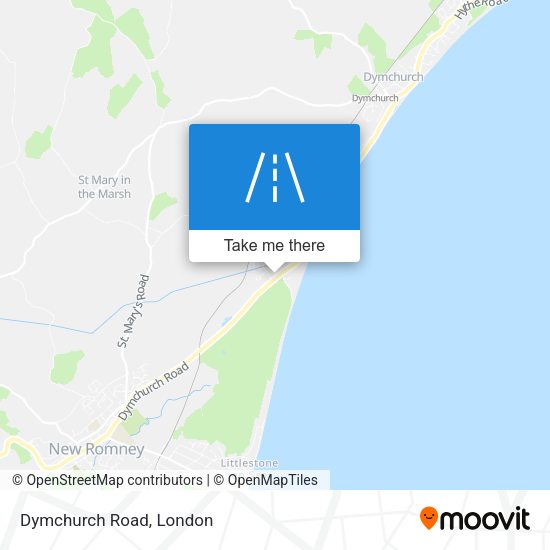 Dymchurch Road map