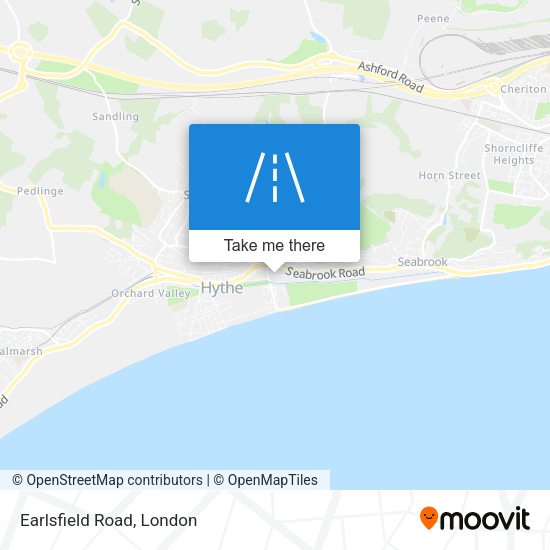Earlsfield Road map