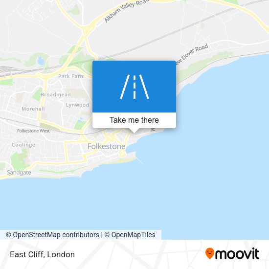 East Cliff map