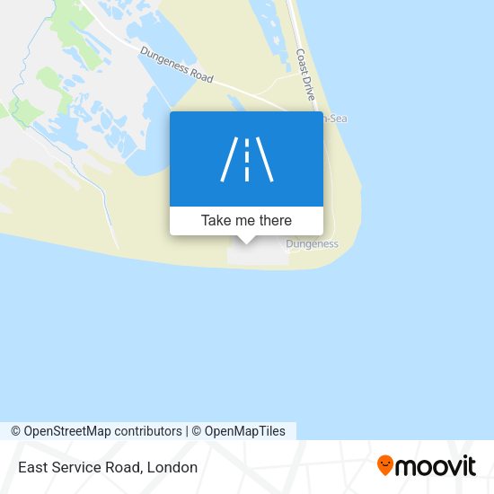 East Service Road map