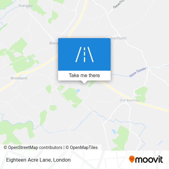 Eighteen Acre Lane map
