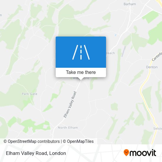 Elham Valley Road map