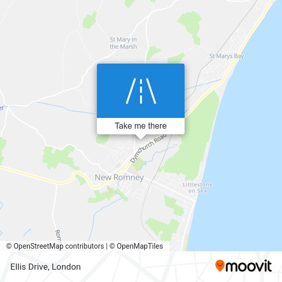 Ellis Drive map