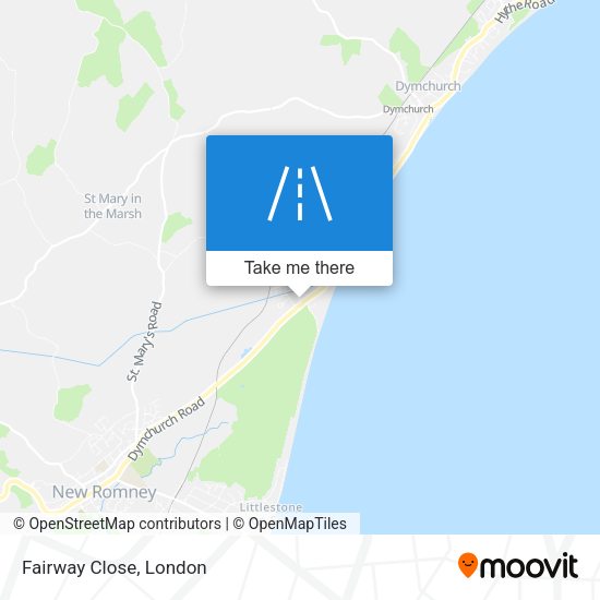Fairway Close map