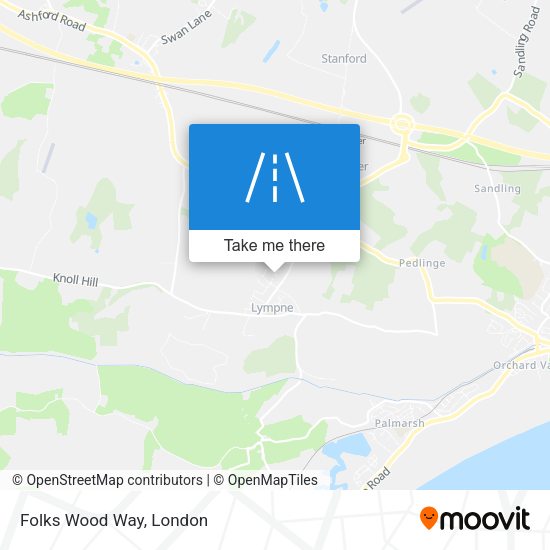 Folks Wood Way map