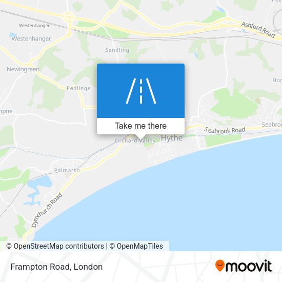 Frampton Road map