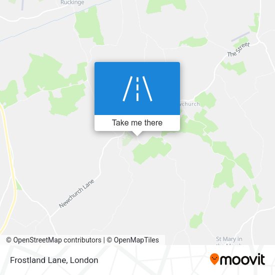 Frostland Lane map