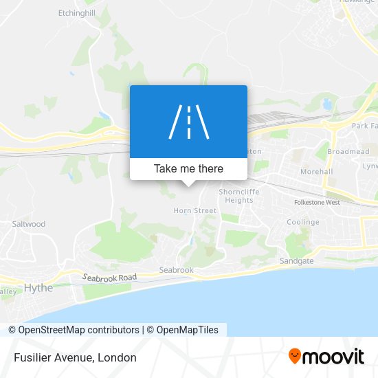 Fusilier Avenue map