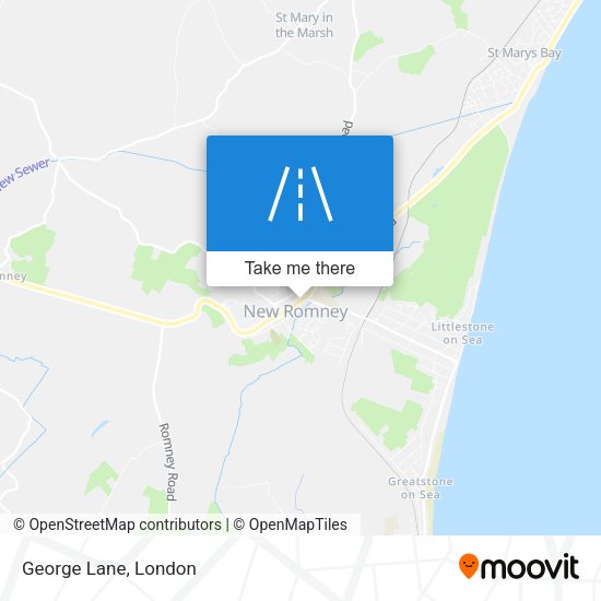 George Lane map