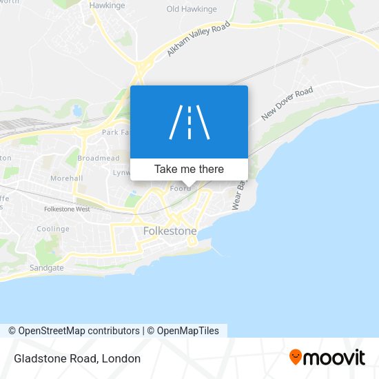 Gladstone Road map