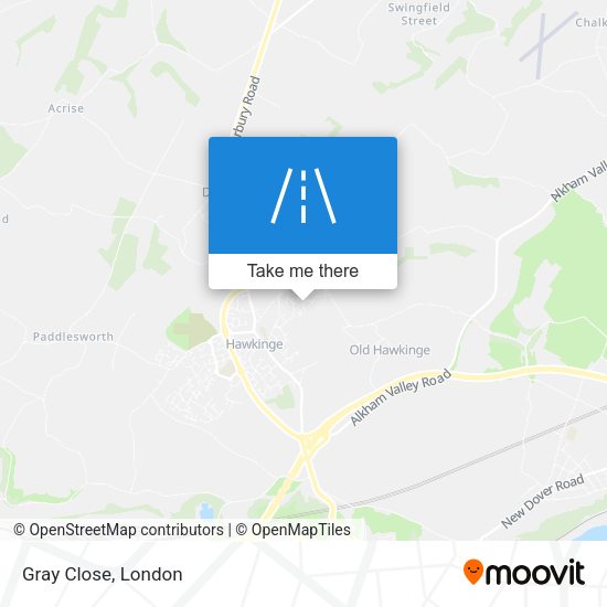 Gray Close map