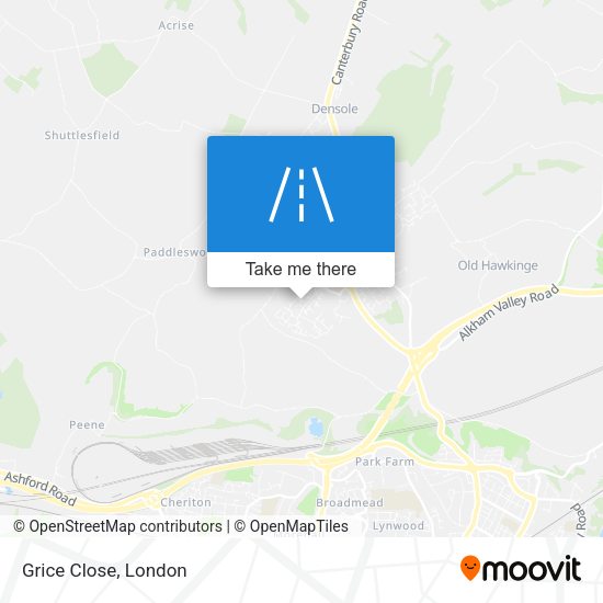 Grice Close map