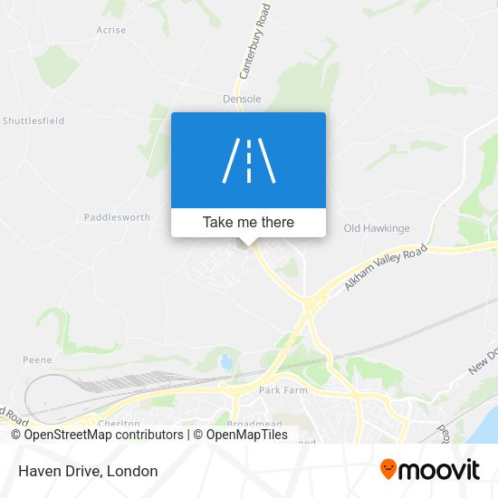 Haven Drive map