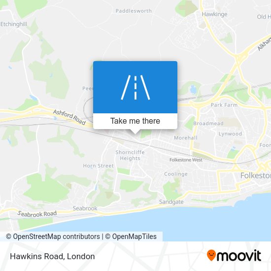 Hawkins Road map