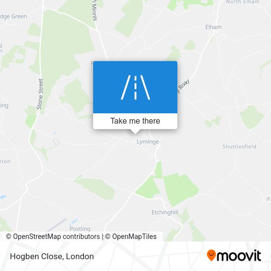 Hogben Close map