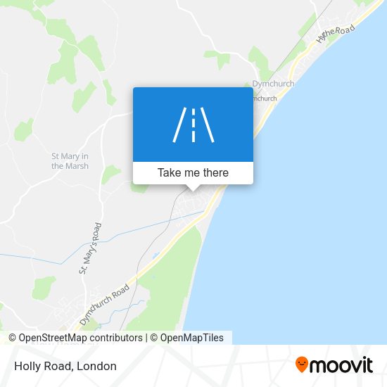 Holly Road map