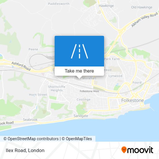 Ilex Road map