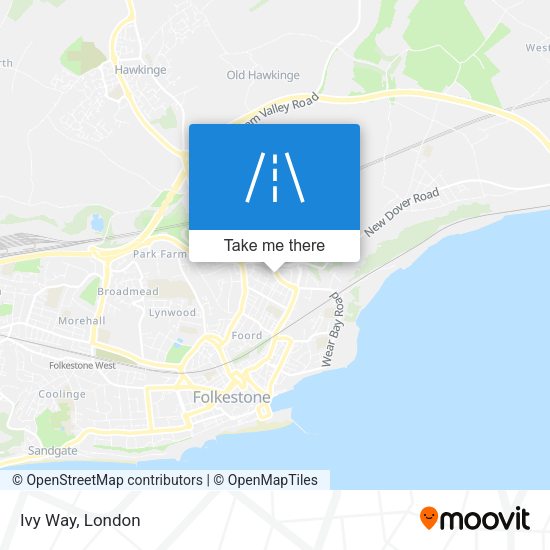 Ivy Way map