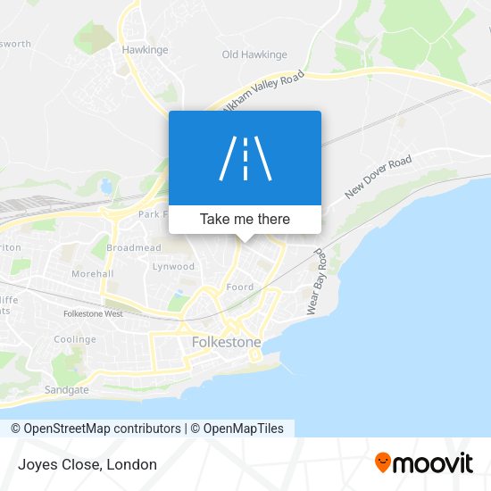 Joyes Close map