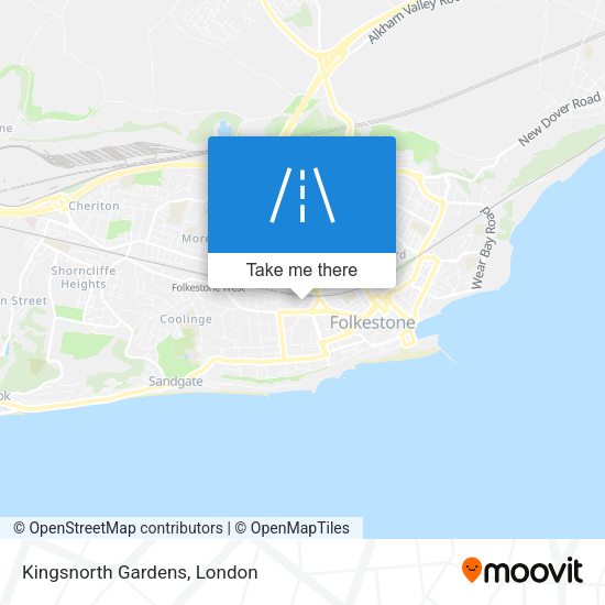 Kingsnorth Gardens map