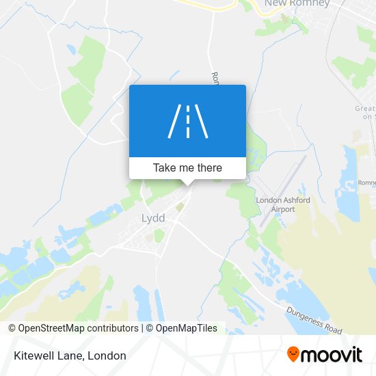 Kitewell Lane map