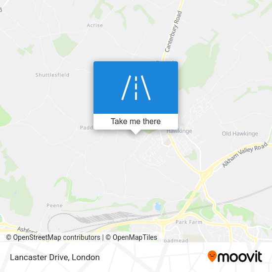 Lancaster Drive map