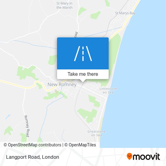 Langport Road map
