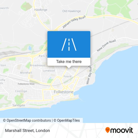 Marshall Street map