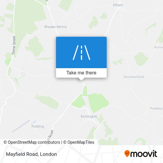 Mayfield Road map