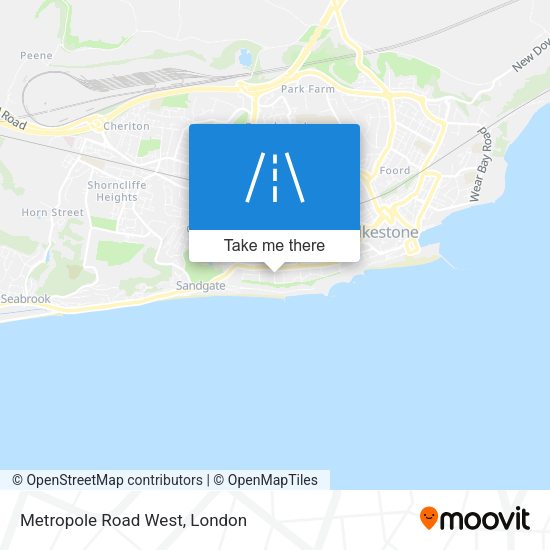 Metropole Road West map