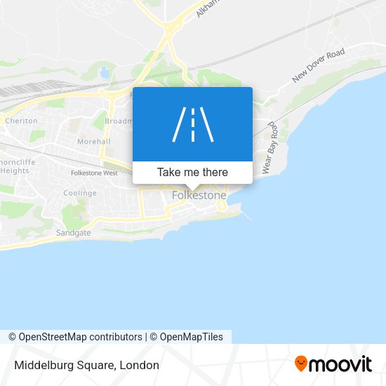 Middelburg Square map