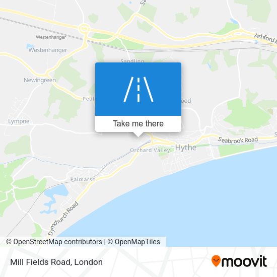 Mill Fields Road map